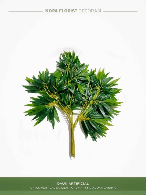 Daun bambu kuning latex Artificial