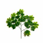 Daun Maple Gradasi sintetis