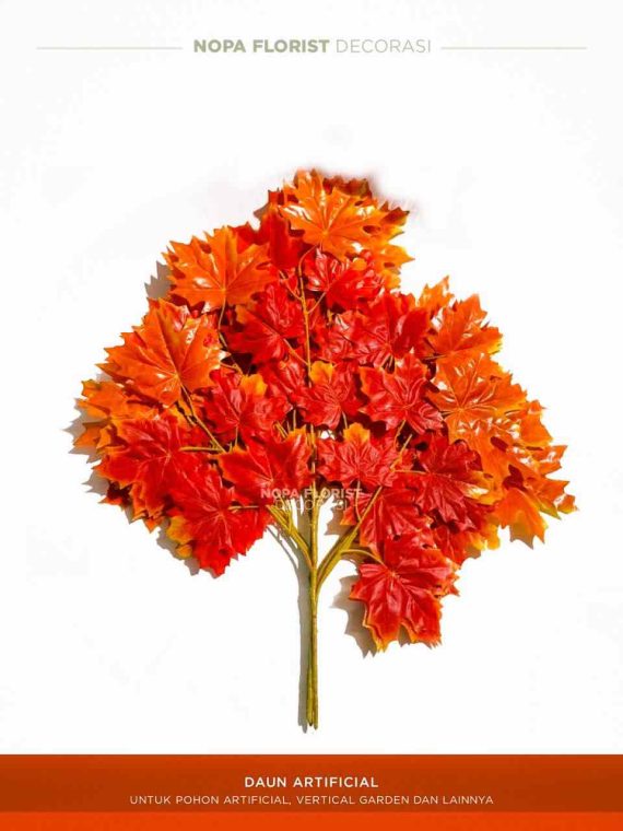 Daun maple Orange Artificial