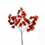 Daun Maple Cokelat sintetis