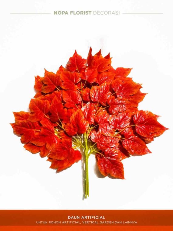 Daun Mihana Merah Artificial
